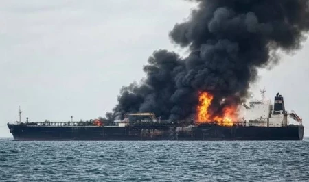 В Ормузском проливе атаковано торговое судно
