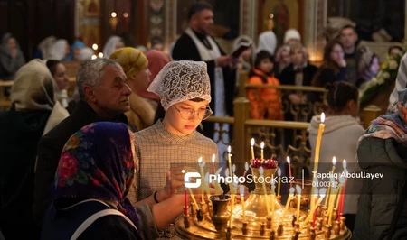 Православные христиане Азербайджана отмечают Рождество
