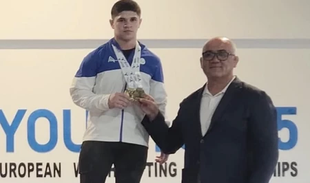 Азербайджанский тяжелоатлет Мусаб Мамедтагиев стал чемпионом Европы