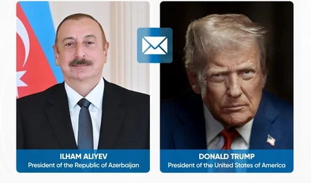 Президент Ильхам Алиев поздравил Дональда Трампа