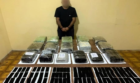 Азербайджанские пограничники предотвратили ввоз в страну крупной партии наркотиков