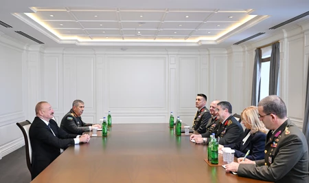 Президент Ильхам Алиев принял начальника Генерального штаба ВС Турции