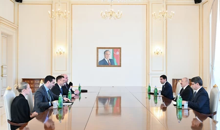Президент Ильхам Алиев принял заместителя премьер-министра Словакии