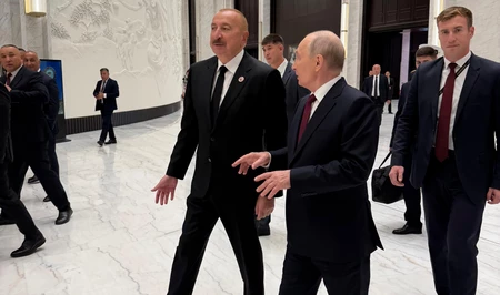 Ильхам Алиев и Владимир Путин кратко пообщались в кулуарах встречи в формате «ШОС плюс»