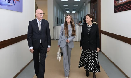 Алёна Алиева приняла участие в открытии Инклюзивного учебно-методического центра в Баку