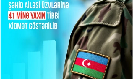 TƏBİB: Более 40 тысяч медицинских услуг оказано семьям шехидов с начала года