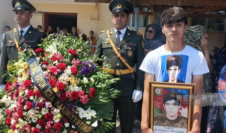 В Хачмазе простились с шехидом Первой Карабахской войны