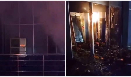 Пожарные ликвидировали возгорание в магазине в Хачмазе