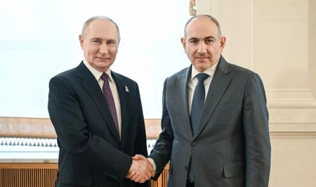 Путин встретился с Пашиняном в Кремле