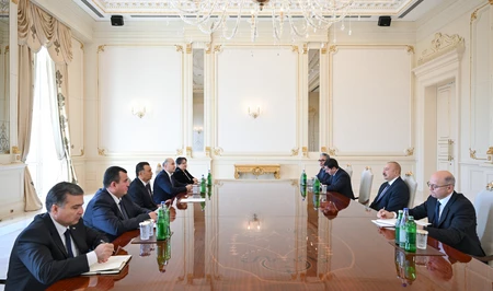 Президент Ильхам Алиев принял премьер-министра Таджикистана