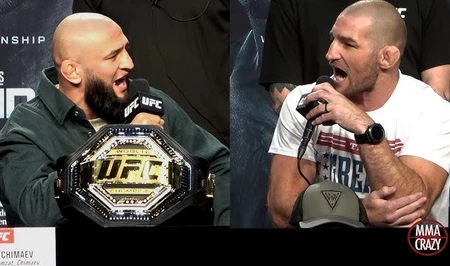 Пресс-конференция Чимаева и Стрикленда собрала рекордную аудиторию UFC
