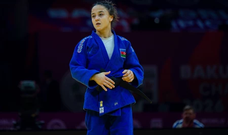 Гюльтадж Мамедалиева вышла в 1/4 финала чемпионата мира по дзюдо в Баку