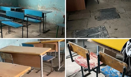 Разрушенные стены и прогнившие полы: родители жалуются на плачевное состояние школы в Джалилабаде
