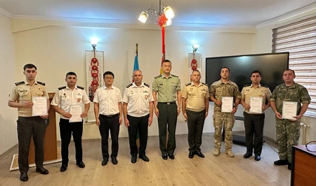 В Азербайджане состоялся выпуск курса китайского языка для военнослужащих