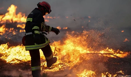 Во Франции при тушении лесных пожаров пострадали почти 90 спасателей