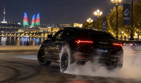 В Баку суд вынес решение по делу о дрифте на Приморском бульваре на Lamborghini за 630 тысяч манатов