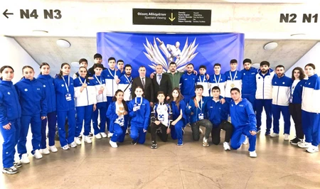Азербайджанские каратисты завоевали шесть медалей на чемпионате Европы на Кипре