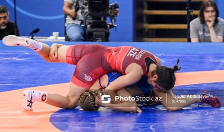 Чемпионат мира U-17 по борьбе в Баку: Гулиева завершила выступление в категории 57 кг