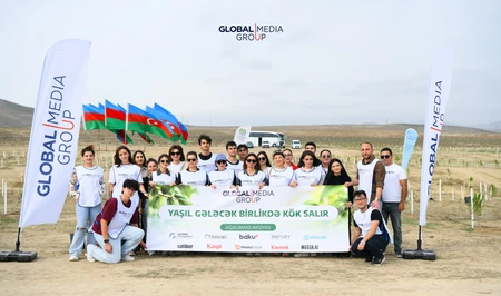 По инициативе Global Media Group проведена очередная акция по посадке деревьев