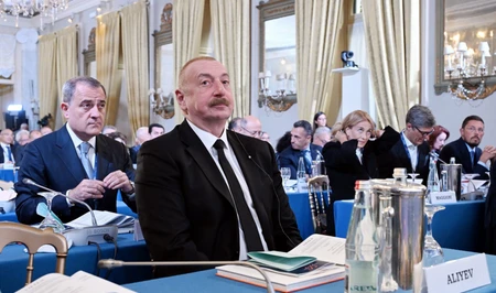 Президент Ильхам Алиев на Международном форуме Черноббио
