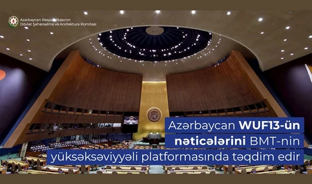 Азербайджан участвует в заседании высокого уровня Генассамблеи ООН по устойчивой урбанизации