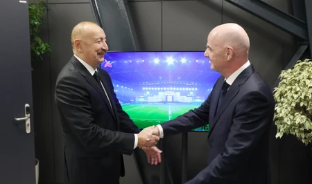 Инфантино поблагодарил Президента Ильхама Алиева за организацию FIFA U-15