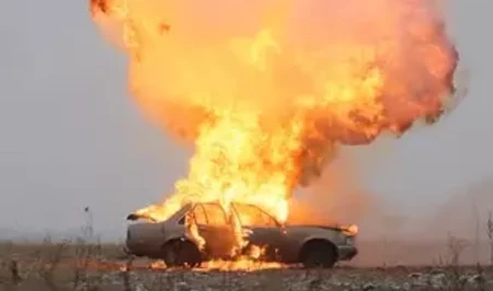 TƏBİB о состоянии пострадавшего во время взрыва автомобиля в Абшеронском районе