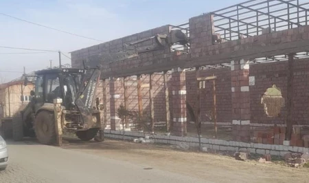 В Физулинском районе снесена незаконная постройка
