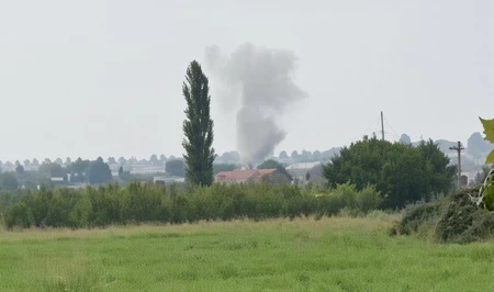 Жители Геранбойского района рассказали о ночном взрыве на складе боеприпасов