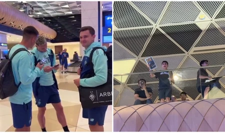 «Динамо» опубликовало видео прибытия в Баку под азербайджанскую мелодию «Терекеме»