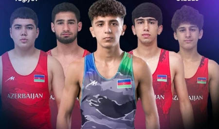 Азербайджанские борцы вольного стиля завоевали три медали на чемпионате Европы
