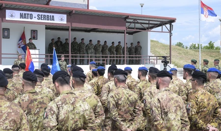 Сербия впервые в истории провела совместные военные учения с НАТО после событий 1999 года