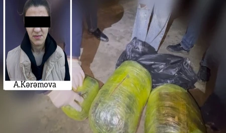 В Сабирабаде задержали женщину с более чем 14 кг марихуаны