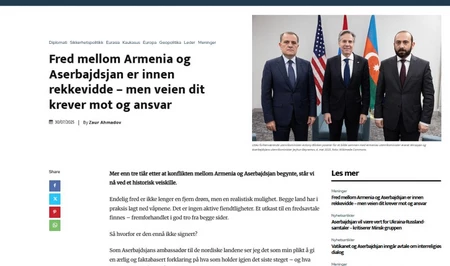 Норвежское издание Geopolitika - о перспективах мирного соглашения между Азербайджаном и Арменией