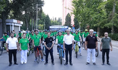 В рамках Cyber Summer School 2026 в Мингячевире прошел велопробег