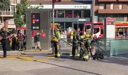 Пожар в поезде метро Барселоны: более 130 пострадавших, движение остановлено