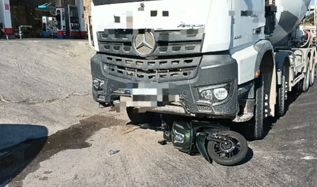 В Турции мотоциклист из Азербайджана погиб под колесами бетономешалки