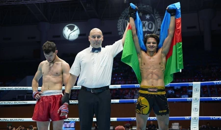 Азербайджанский чемпион Амин Гулиев завоевал Кубок мира по кикбоксингу в Бангкоке