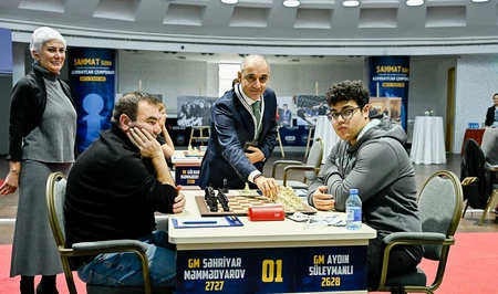 Состоялись первые полуфиналы чемпионата Азербайджана по шахматам