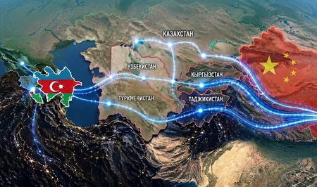 Азербайджан хочет продлить маршрут Китай - Центральная Азия через Каспий