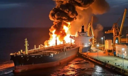 Украинские дроны за неделю поразили 12 судов «теневого флота» России