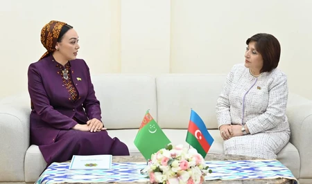 Сахиба Гафарова встретилась с председателем Меджлиса Туркменистана в Бухаре