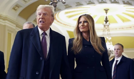 Трамп и Мелания на премьере «Отверженных»: искусство на фоне политических страстей