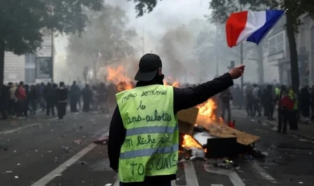 Во Франции ожидаются новые протесты: на улицы выведут 70 тысяч полицейских