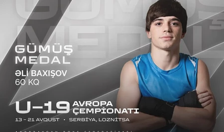 Азербайджанский боксер завоевал серебро чемпионата Европы U-19