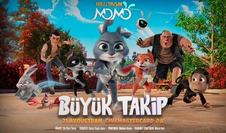 Турецкий анимационный фильм Akıllı Tavşan Momo: Büyük Takip - эксклюзивно в CineMastercard