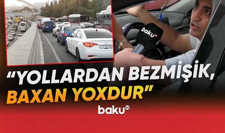 Пробки и загрязнение воздуха: что происходит на дороге Баку - Сумгайыт?