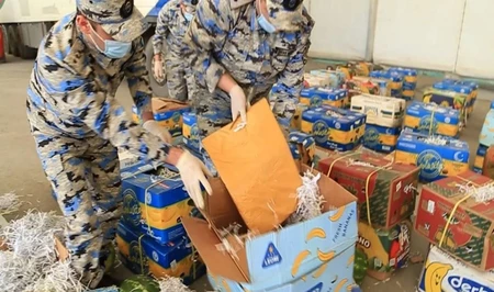 Балакянская таможня обнаружила крупную партию наркотиков в грузе арбузов из Ирана