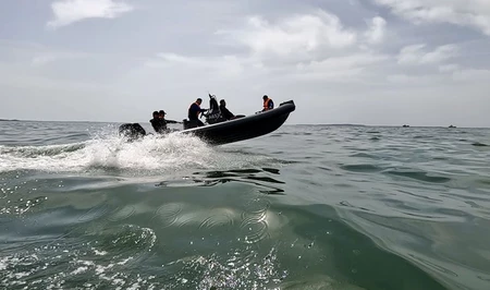 Водолазы ВМС Азербайджана провели учения