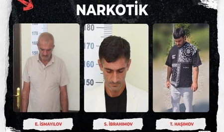 В Огузе задержаны три человека по подозрению в незаконном обороте наркотиков